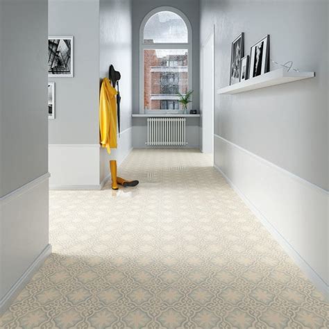 Faus Retro 8mm Victorian Waterproof Tile Laminate Flooring S177031 Leader Floors