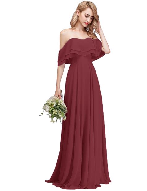 Maroon Bridesmaid Dresses The Dress Shop