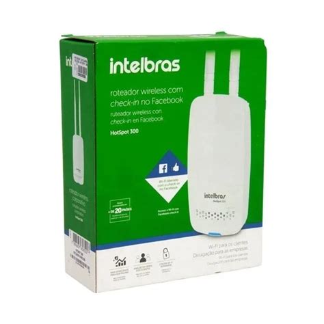 Roteador Wireless Intelbras Hotspot 300 Fershop