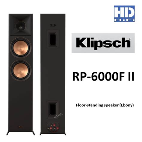 Klipsch RP 6000F II Floor Standing Speaker Ebony Hd Hifi