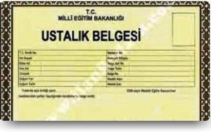 Ustalık Belgesi Nasıl Alınır Mut Mesleki Eğitim Merkezi