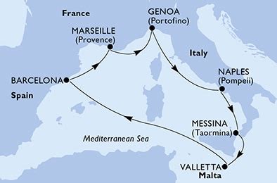 Msc World Europa M Diterran E Croisi Re Au D Part De Barcelone