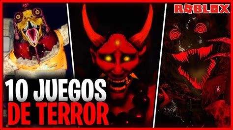 ☠️estos Son Los 10 Mejores Juegos De Terror En Roblox Que Te HarÁn