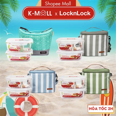 Locknlock Glass Lunch Box Set Llg S Can Be Used In Microwave