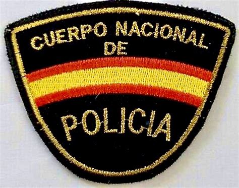 ‪emblema Bordado Del Cuerpo Nacional De Policía España