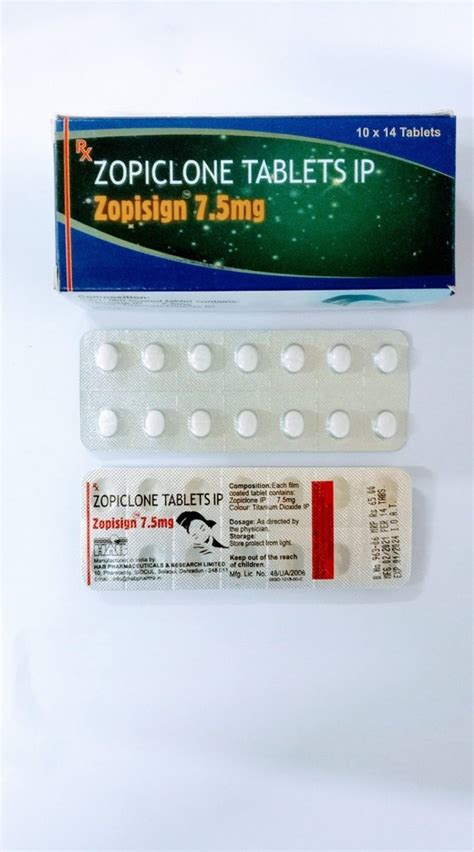 Zopisign Mg Tablets At Rs Stripe Zopiclone In Nagpur Id