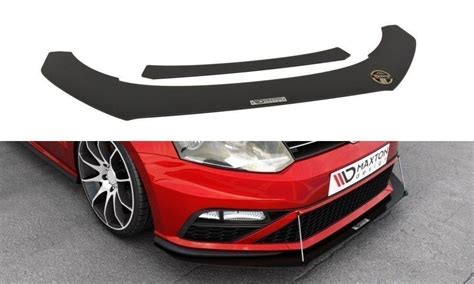 Front Racing Splitter Vw Polo Mk5 Gti Facelift Our Offer Volkswagen