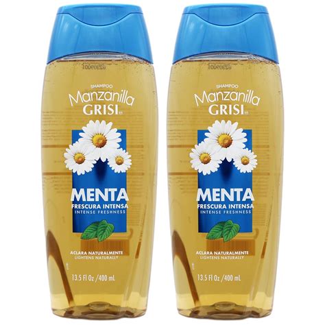 Amazon Grisi Manzanilla Menta Shampoo 400ML 2 PACK Beauty