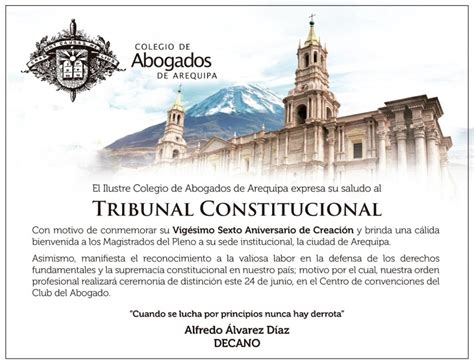 PRONUNCIAMIENTOS Colegio De Abogados De Arequipa