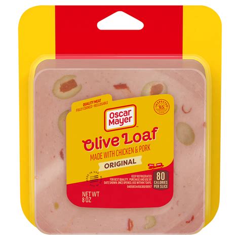 Oscar Mayer Olive And Meat Loaf Deli Sandwich Lunch Meat 8 Oz Delivery Or Pickup Near Me Instacart