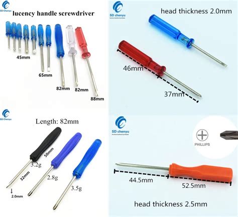 Wholesale Mm Small Flat Head Parallel Slotted Screwdriver For