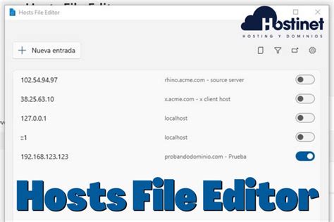 Cómo Modificar el Archivo Hosts Fácil con Hosts File Editor de PowerToys