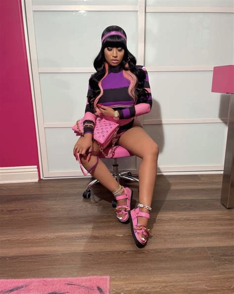 The Source Her Trends Nicki Minaj Gives Sweatsuits And Slides A Glamorous Boost