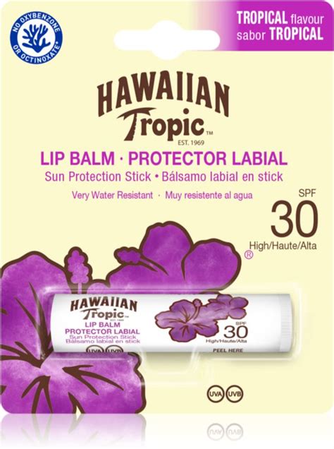 Hawaiian Tropic Lip Balm Protector Labial bálsamo labial SPF 30 notino pt