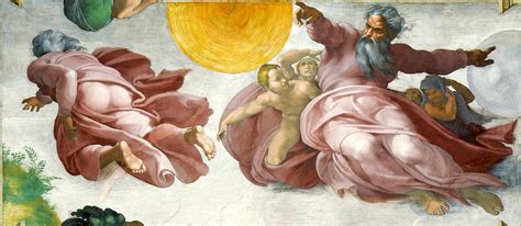 Creation Of Sun Moon And Planets Within The Sistine Chapel Ceiling