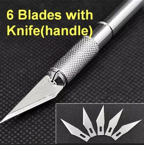 Hobby Exacto Knife X Acto Set Blades Handle For Craftsman Craft Tool Precision N Ebay