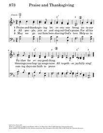 Praise And Thanksgiving Hymnary Org