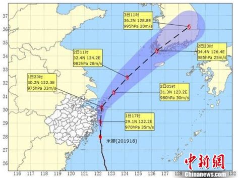 台风“米娜”携风雨影响浙江 58个乡镇降雨量超百毫米浙江新浪新闻