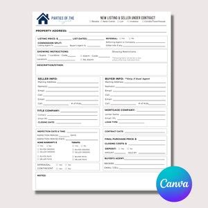 Checklist For Real Estate Transaction Coordinator Template Canva