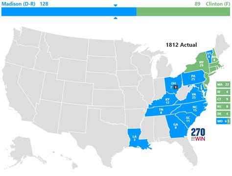 Presidential Election of 1812 - 270toWin