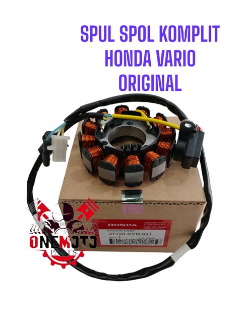 SPUL SPOL KOMPLIT STATOR ASSY HONDA VARIO 31120 KVB 931 ORIGINAL