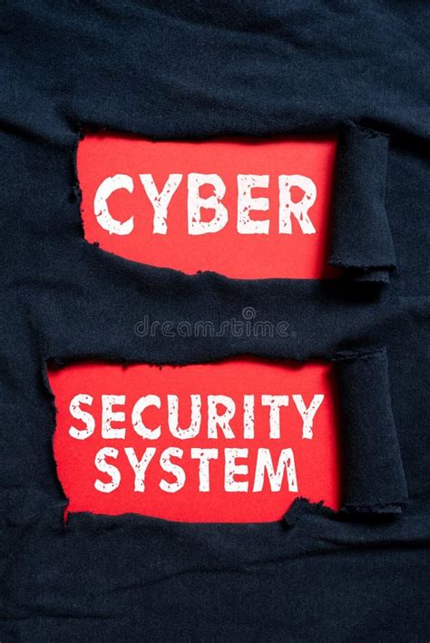 Text Caption Presenting Cyber Security System Business Idea Techniques