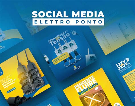 Social Media Elettro Ponto On Behance