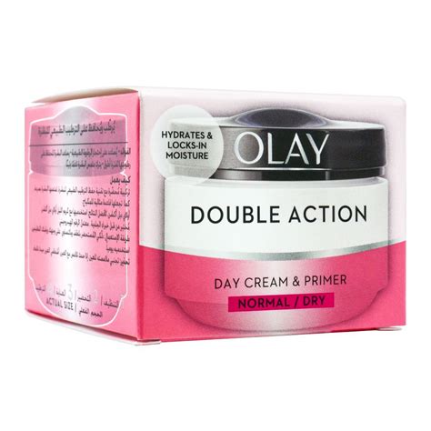 Purchase Olay Double Action Day Cream And Primer Normal Dry Skin 50ml Online At Best Price In