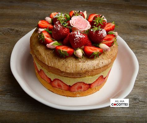 Mon fraisier Recette dessert Végétarien Grand classique pâtisserie