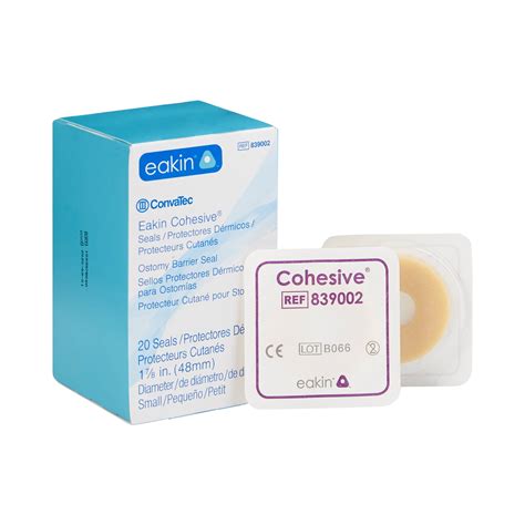 Eakin Cohesive Ostomy Barrier Seal Small 2 In 20 Packs Prevents