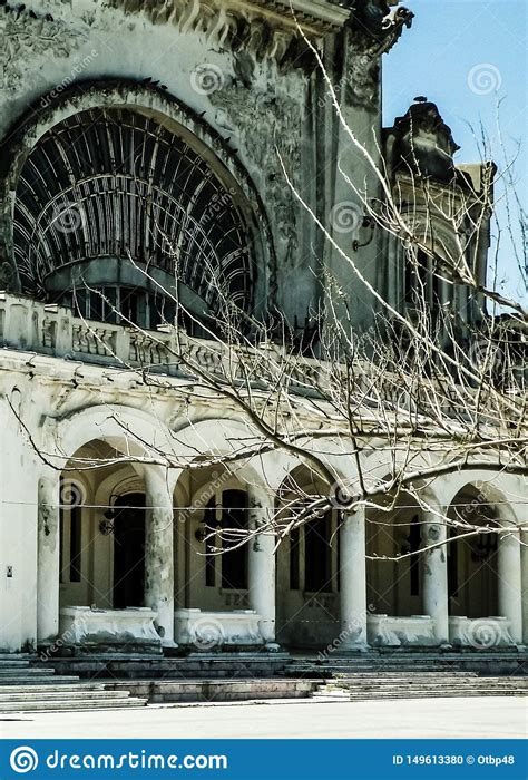 Architectural Details of Old Casino Building in Constanta, Romania ...