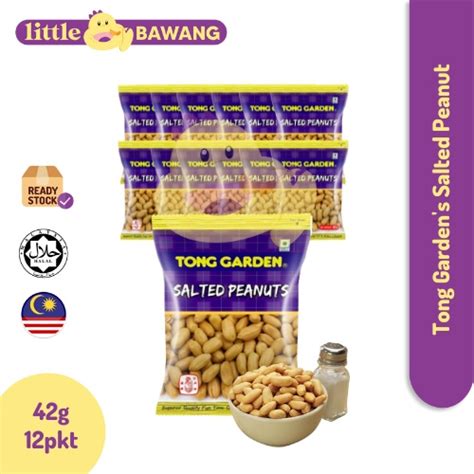 Tong Gardens Salted Peanut Kacang Masin 12g X 42g Shopee Malaysia