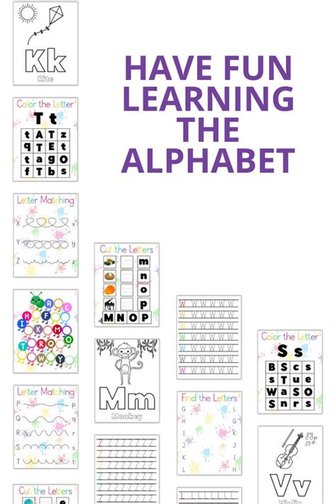 Printable Alphabet Activity Book – Mama Kenna