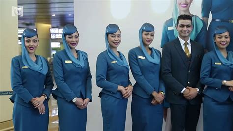 Oman Air New Cabin Crew Uniform Launch Youtube