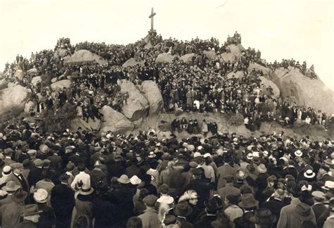 In 1909 the first non-denominational Easter sunrise service was held at ...