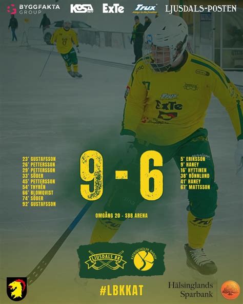 Seger i Bollnäs mot Katrineholm Ljusdals Bandyklubb