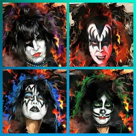 Pin By Pat On Kiss Kiss Artwork Kiss Band Kiss Music