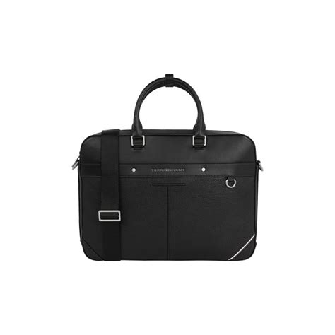 Porte Documents Slim Central En Synth Tique Tommy Hilfiger