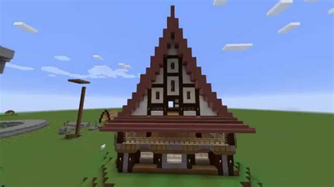 How To Make A Stairs Roof In Minecraft Fredrickjoyce