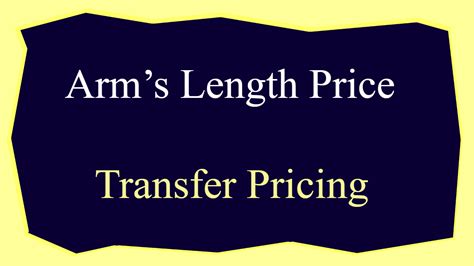 Arms Length Price In Transfer Pricing Sorting Tax