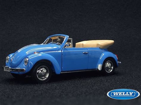 1971 VOLKSWAGEN BEETLE Light Blue Color 1 24 Welly Lazada Co Th