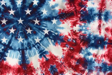 Tie Dye American Flag Print Graphic By Sun Sublimation · Creative Fabrica