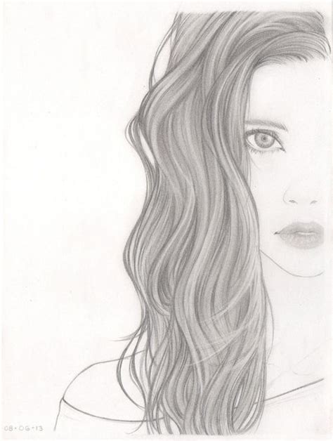 Girl Hair Sketch at PaintingValley.com | Explore collection of Girl Hair Sketch