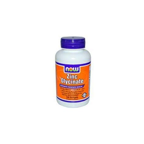 Zinco Glicinato 30mg 120 Compresse Molli Now Foods