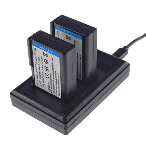 2x En El9 Enel9 Enel9a Battery Lcd Charger For Nikon D40 D40x D60 D3000 D5000 Ebay