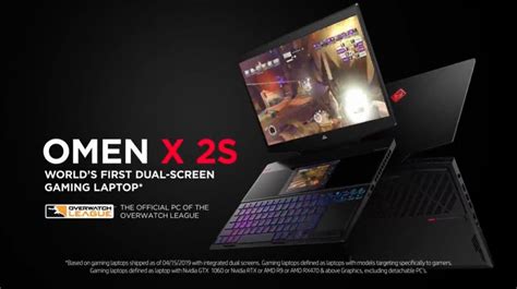 Hp Launches Worlds First Dual‐screen Gaming Laptop Omen X 2s Funky Kit