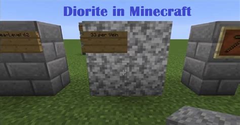 What Is Diorite Minecraft A Complete Guide About Diorites In Minecraft