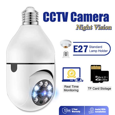 Jual Cctv V Pro Smart Wifi Motion Detection Kamer Lampu Degree