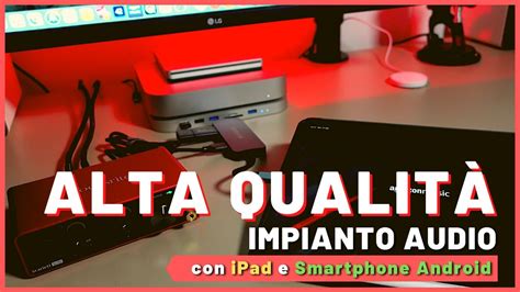 Creare un IMPIANTO AUDIO di ALTA QUALITÀ con iPad o Android YouTube