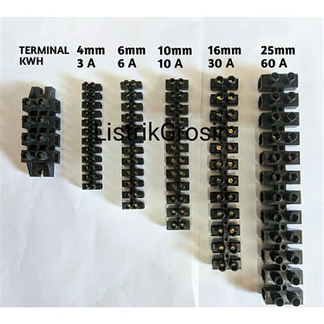 Jual Terminal Blok Block Krustin Mm A Mm A Mm A Mm A